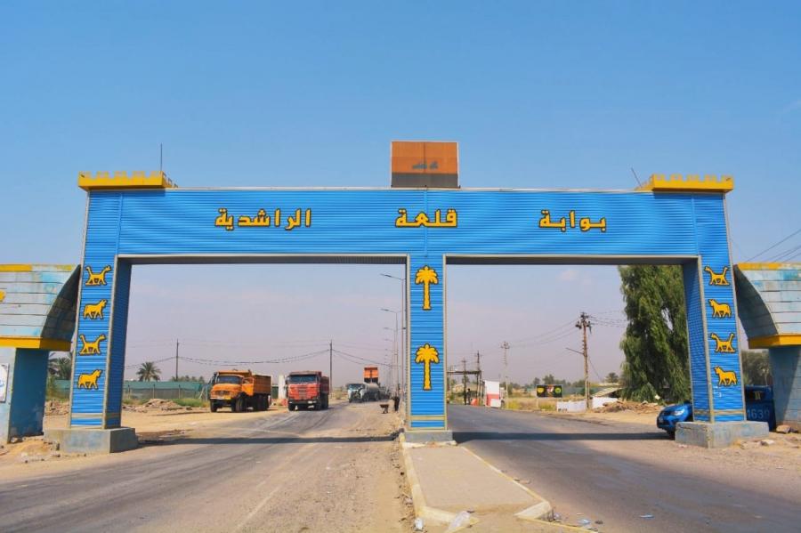 محافظة بغداد تنهي اعمال الاكساء لمدخل قضاء الراشدية الرئيسي